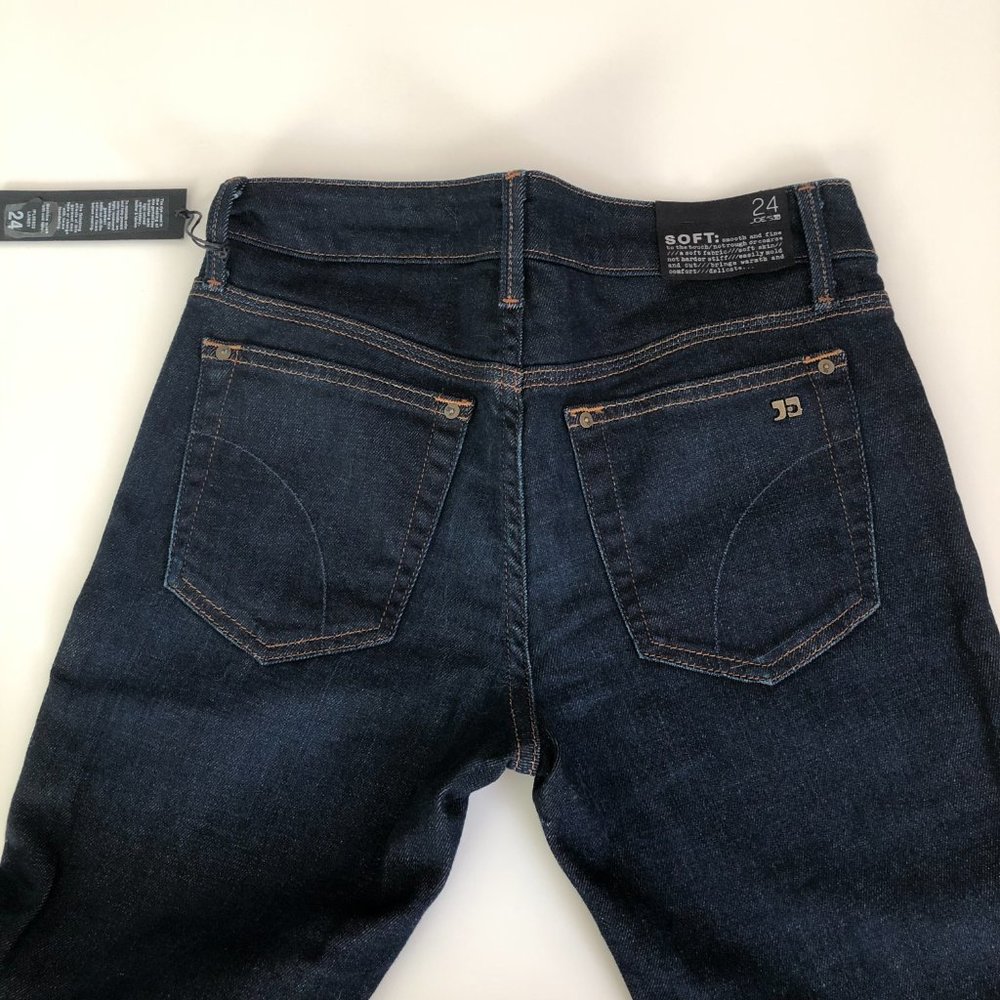 Joe’s Jeans The Visionnaire Skinny Bootcut Size 24 Lainey Dark Wash Stretch NWT! - Picture 7 of 8